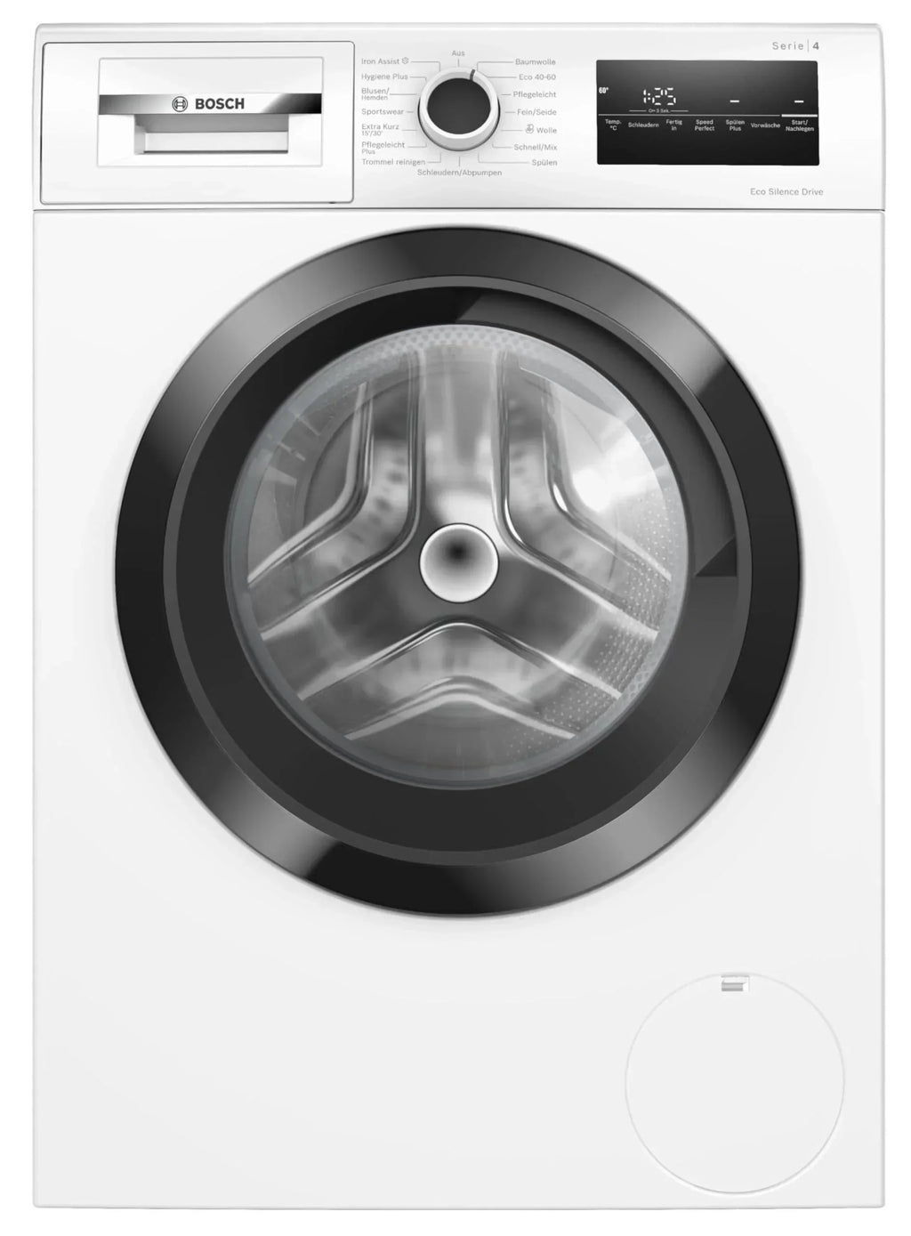 2025 Bosch WAN282K3, Serie 4, Pralka ładowana od przodu, 8 kg, 1400 obr./min, SpeedPerfect, maksymalna oszczędność energii i wody, funkcja dokładania prania, wyjątkowo higieniczna, AquaStop, IronAssist