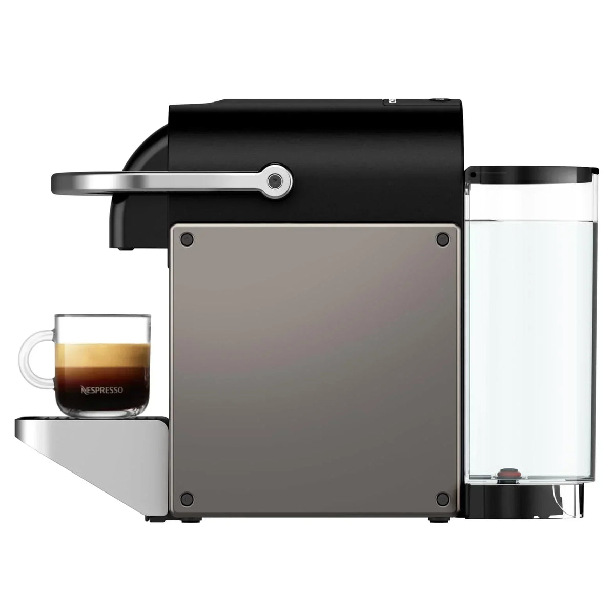 2025 Ekspres do kawy na kapsułki Krups Nespresso Pixie Redesign | Espresso i Lungo | Styl industrialny | Niskie zużycie energii | Automatyczne wyłączanie | Regulowana tacka | Kapsułki nadające się do recyklingu | Model XN306T