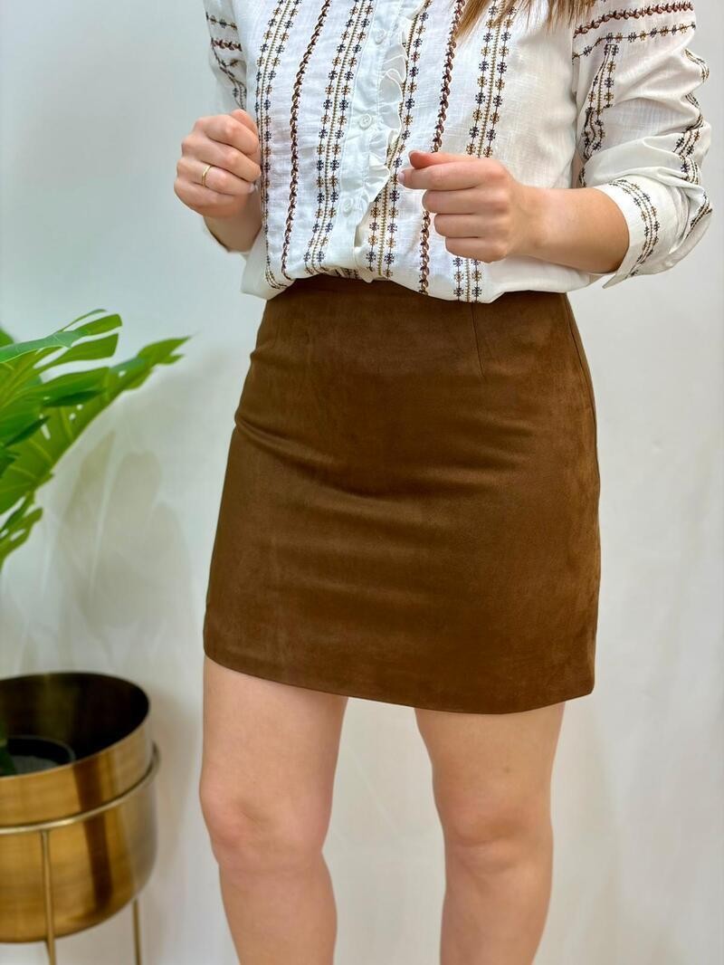 Falda carol chocolate