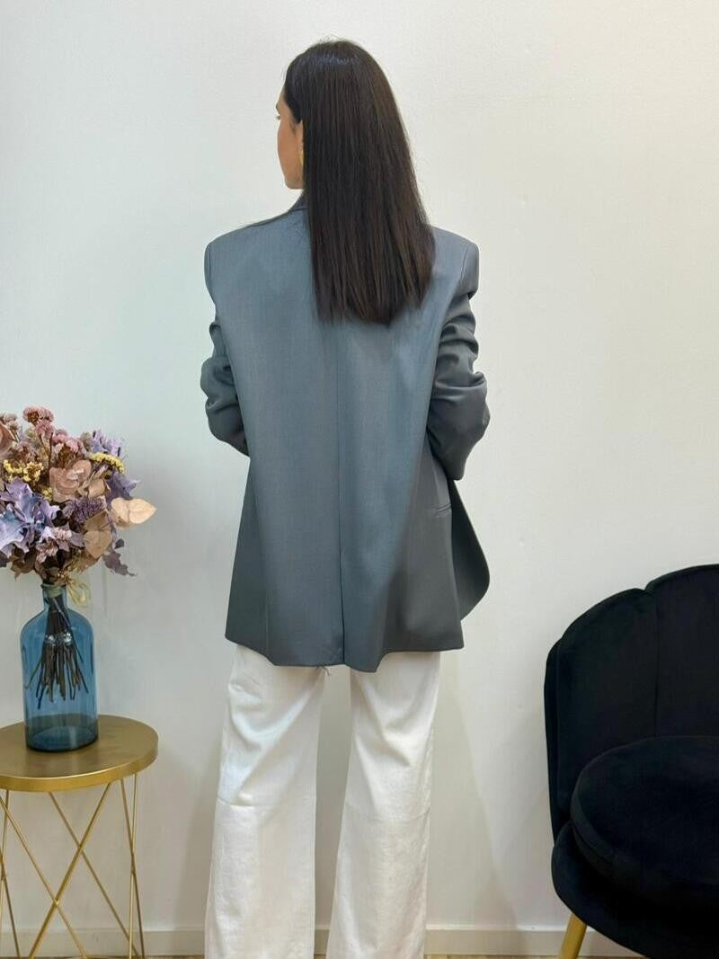 Blazer básic gris
