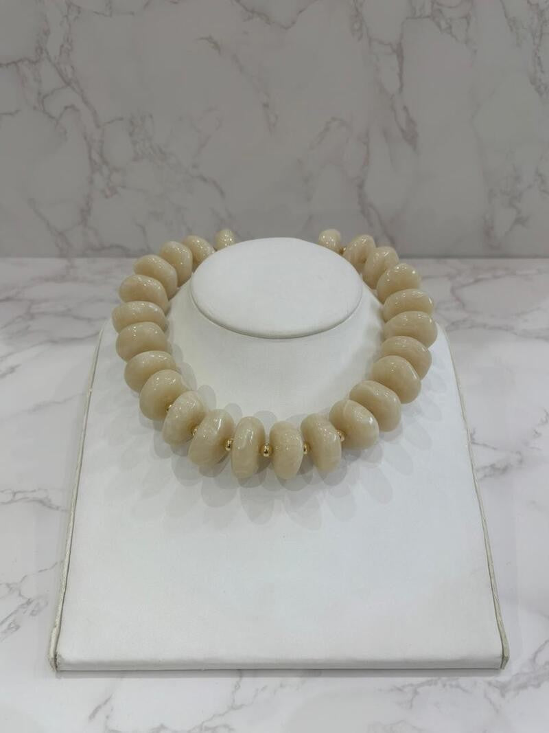 Collar santorini blanco