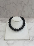Collar ball jaspe chocolate